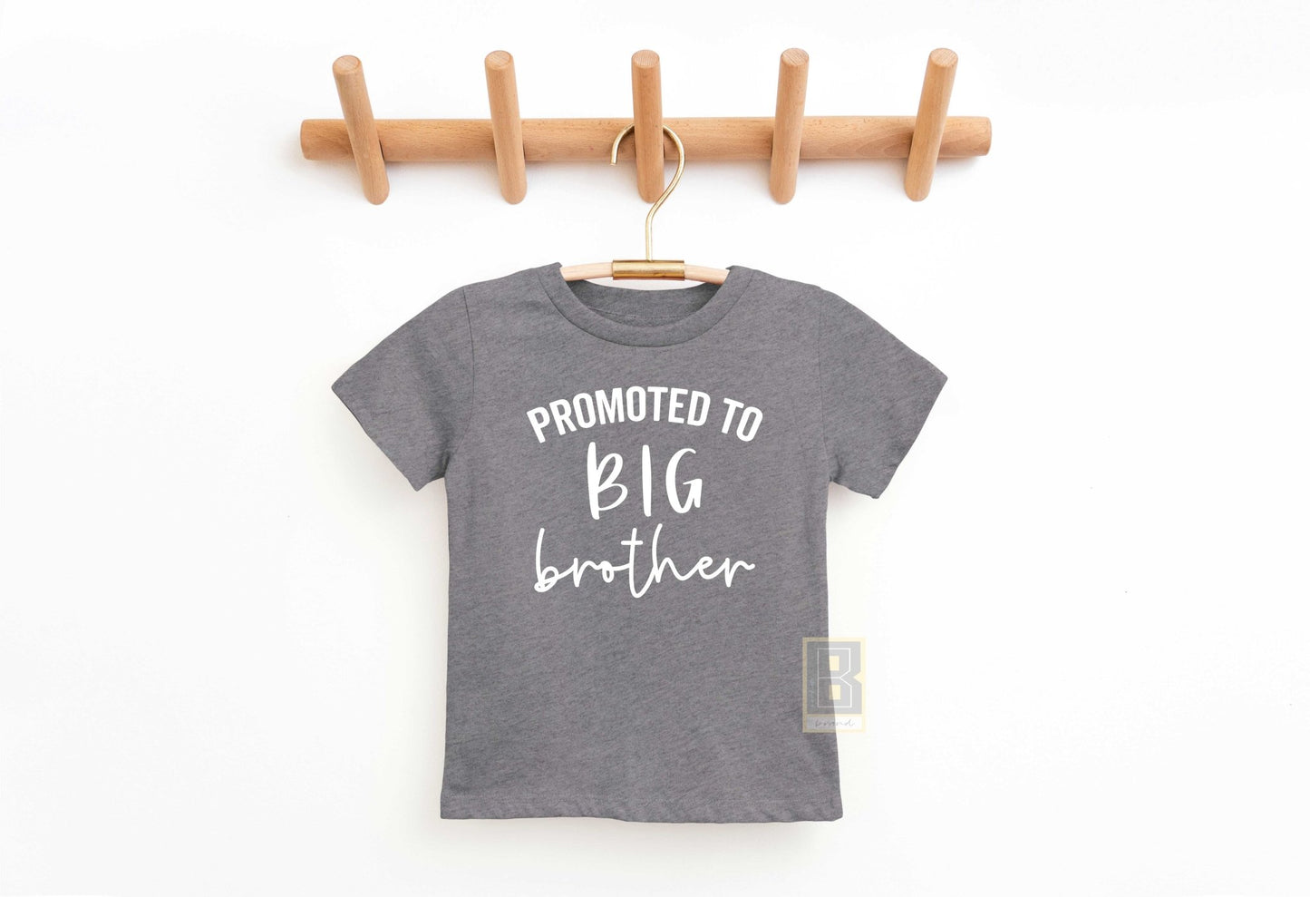 Big Brother Shirt - Promoted To Big Brother t-Shirt - BookahShirts