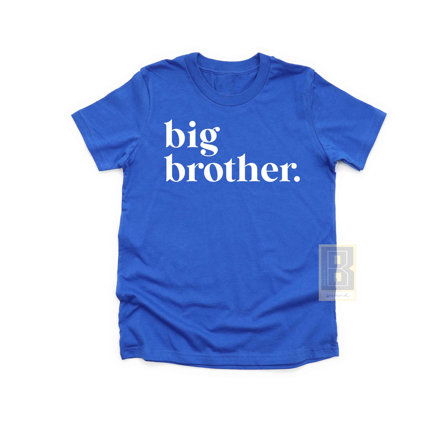 big brother toddler tee blue