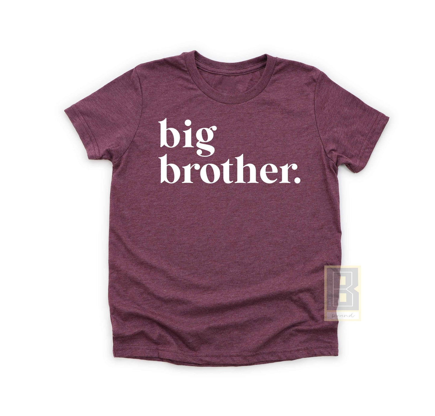 big brother toddler tee red