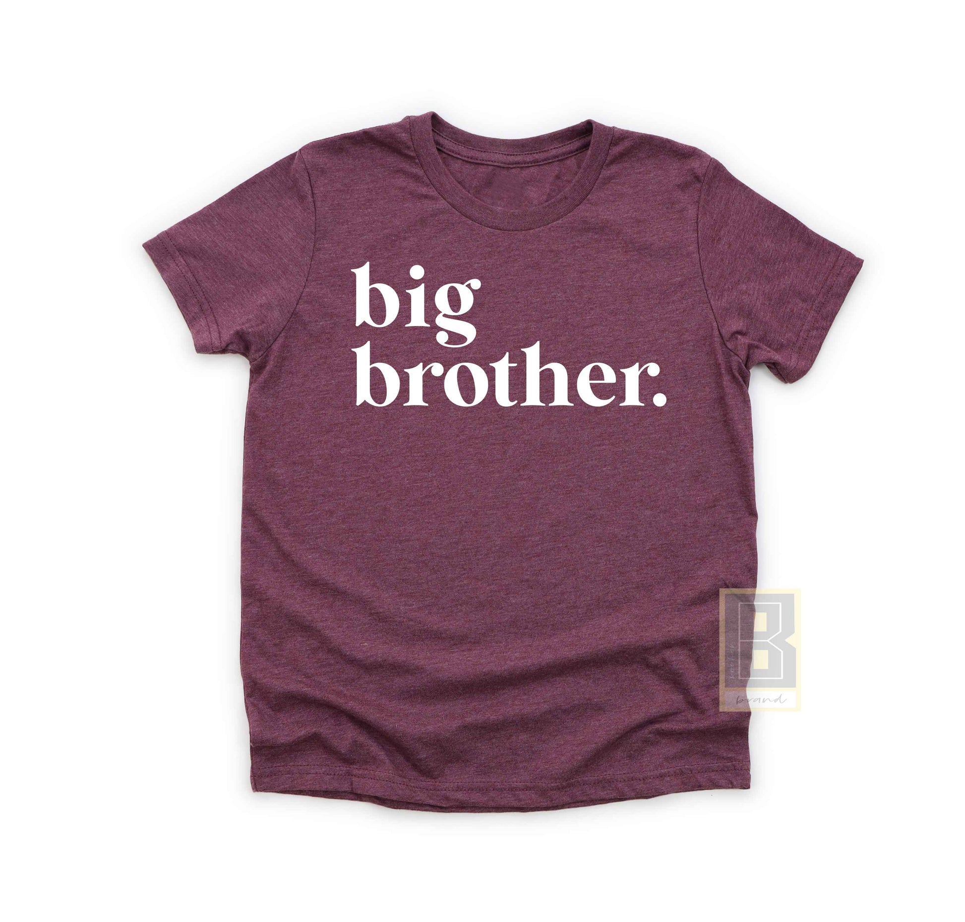 big brother toddler tee red