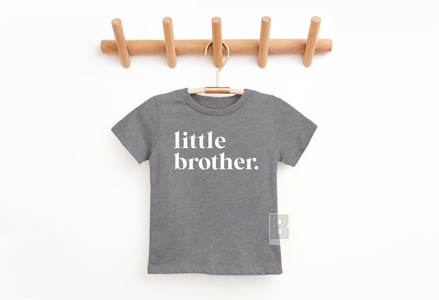 little brother tee grey