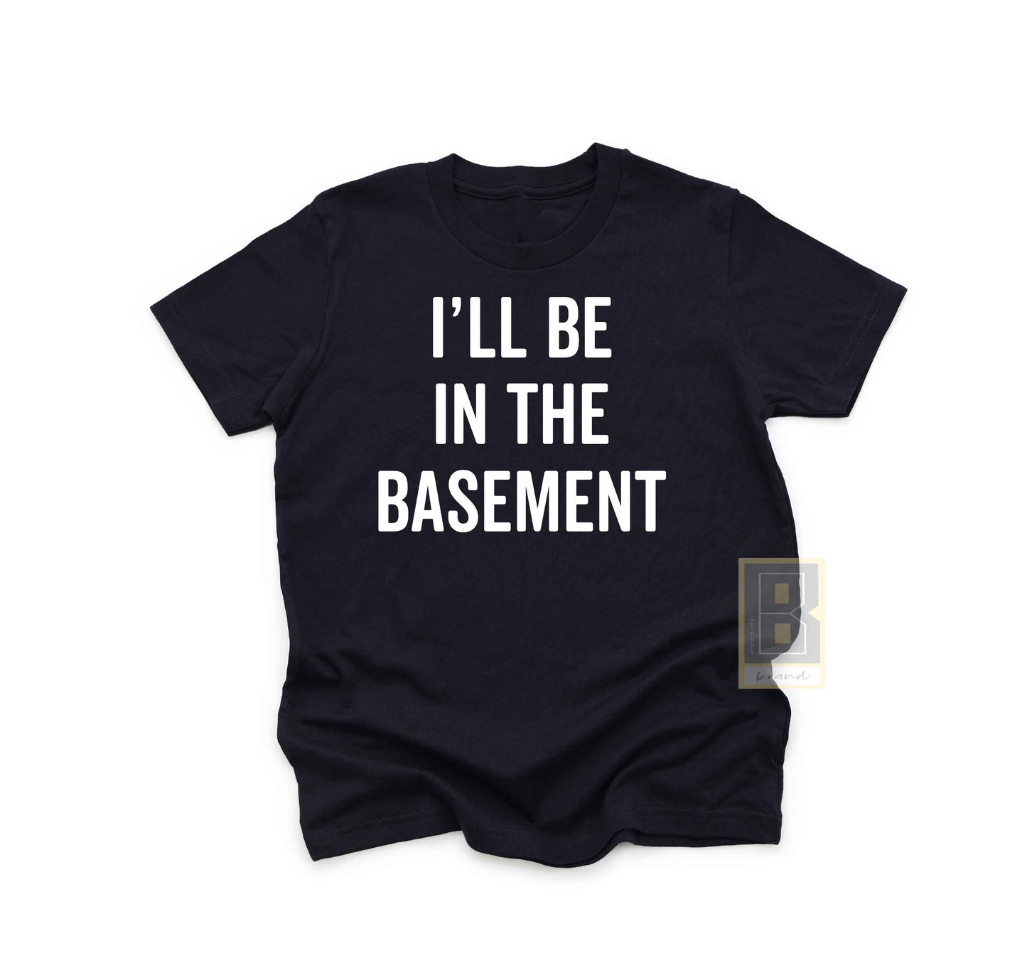 Papa Shirt I'll Be in the basement black