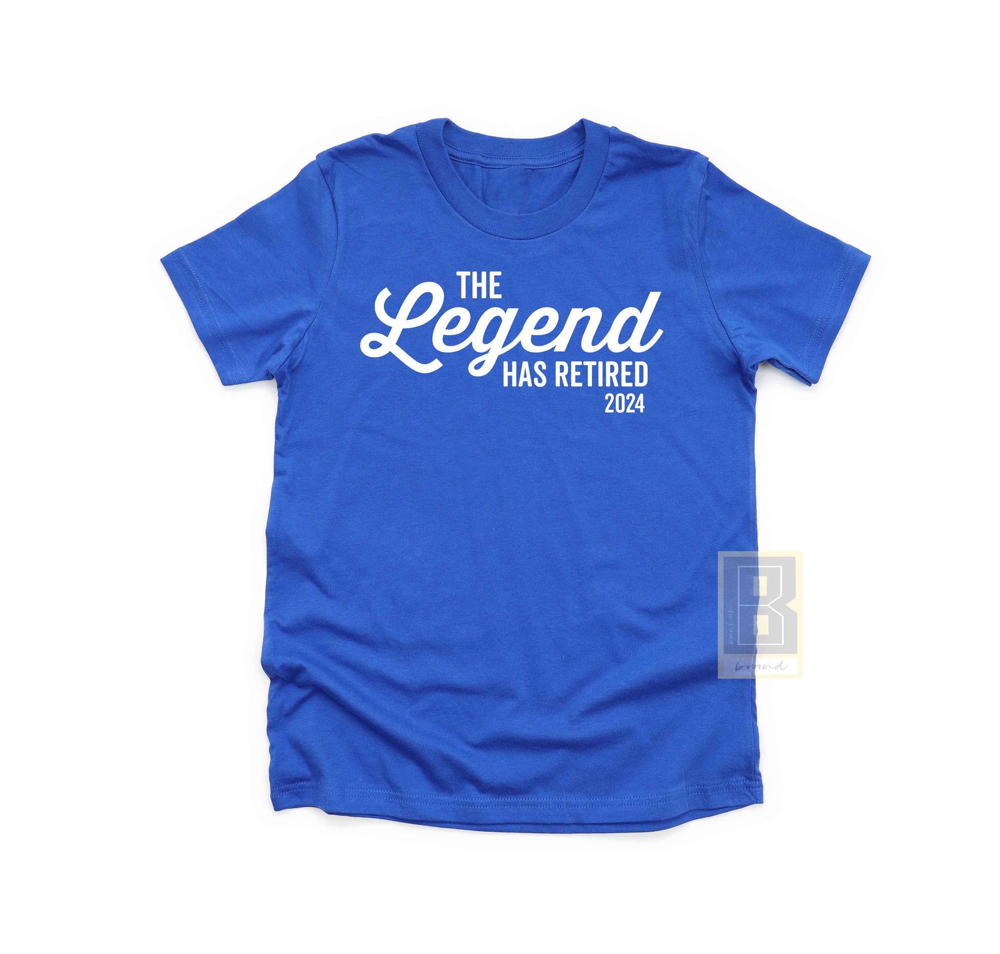 the legend has retired shirt gift blue