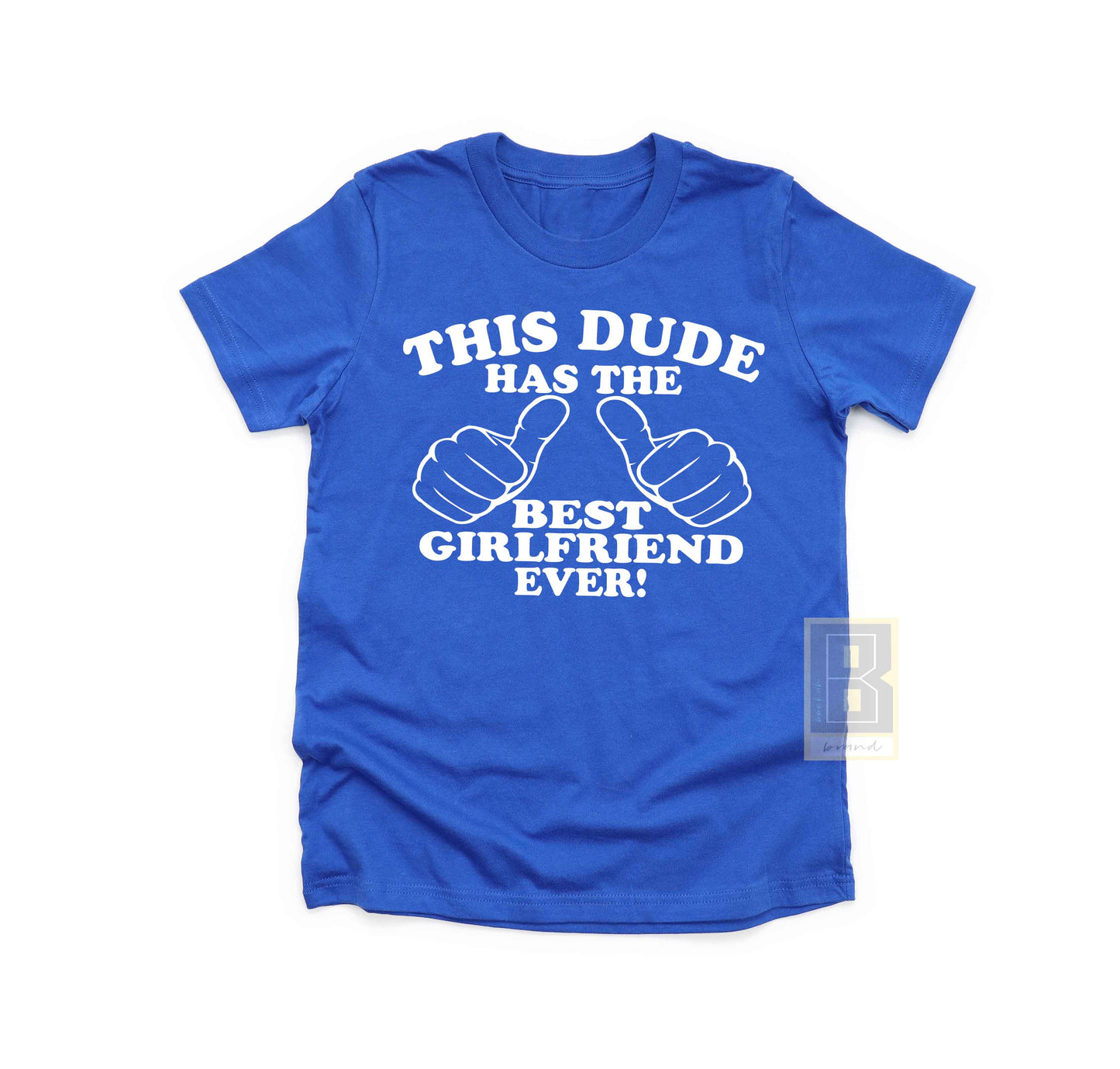 Boyfriend t-shirt Blue