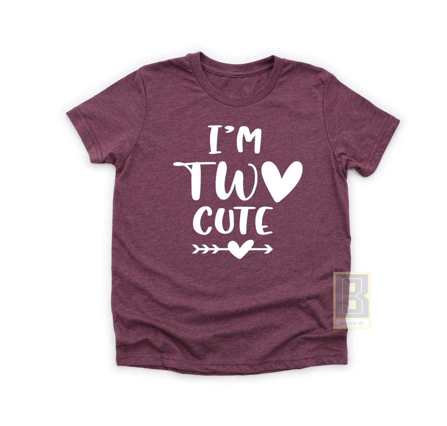 I'm Two Cute Birthday Toddler T-shirt - BookahShirts