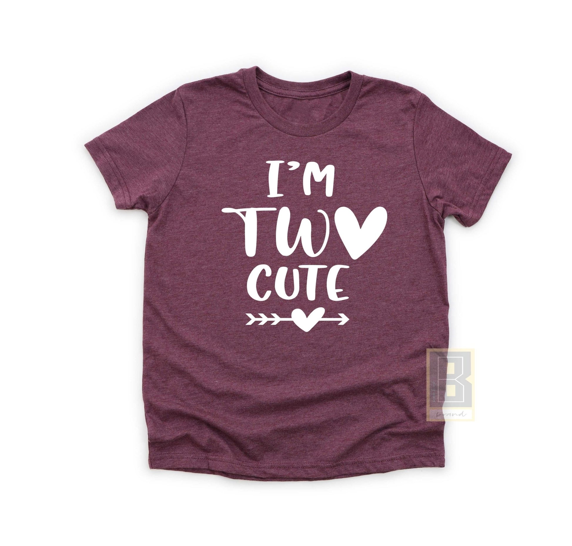 I'm Two Cute Birthday Toddler T-shirt - BookahShirts