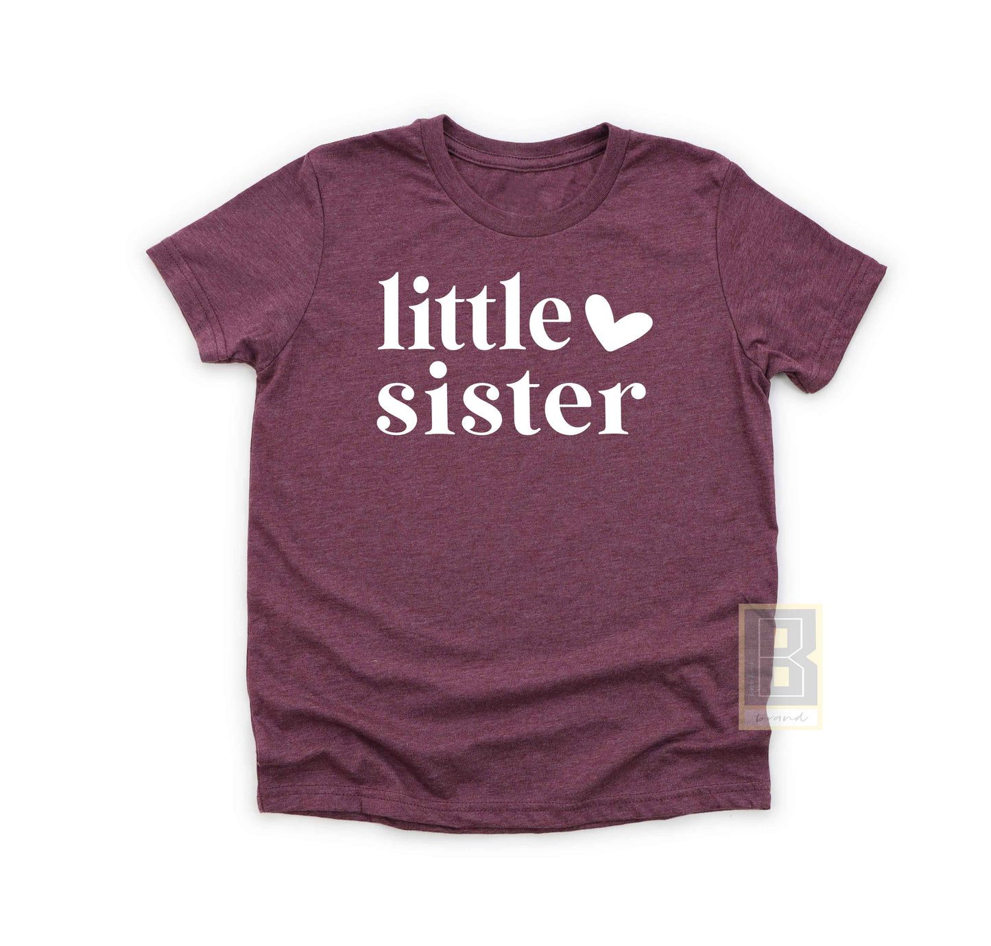 Little sister burgundy red