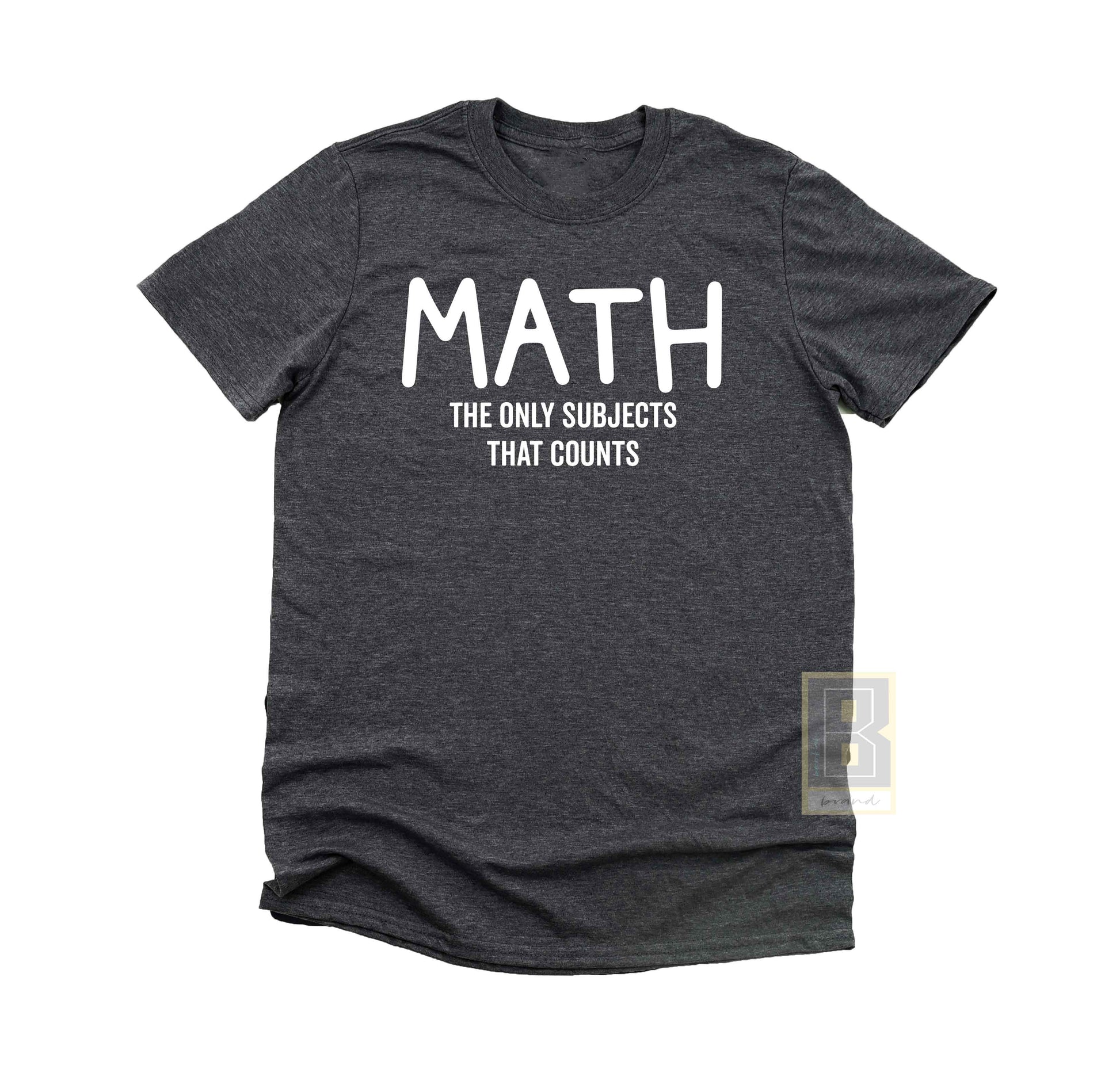 Math teacher shirt grey