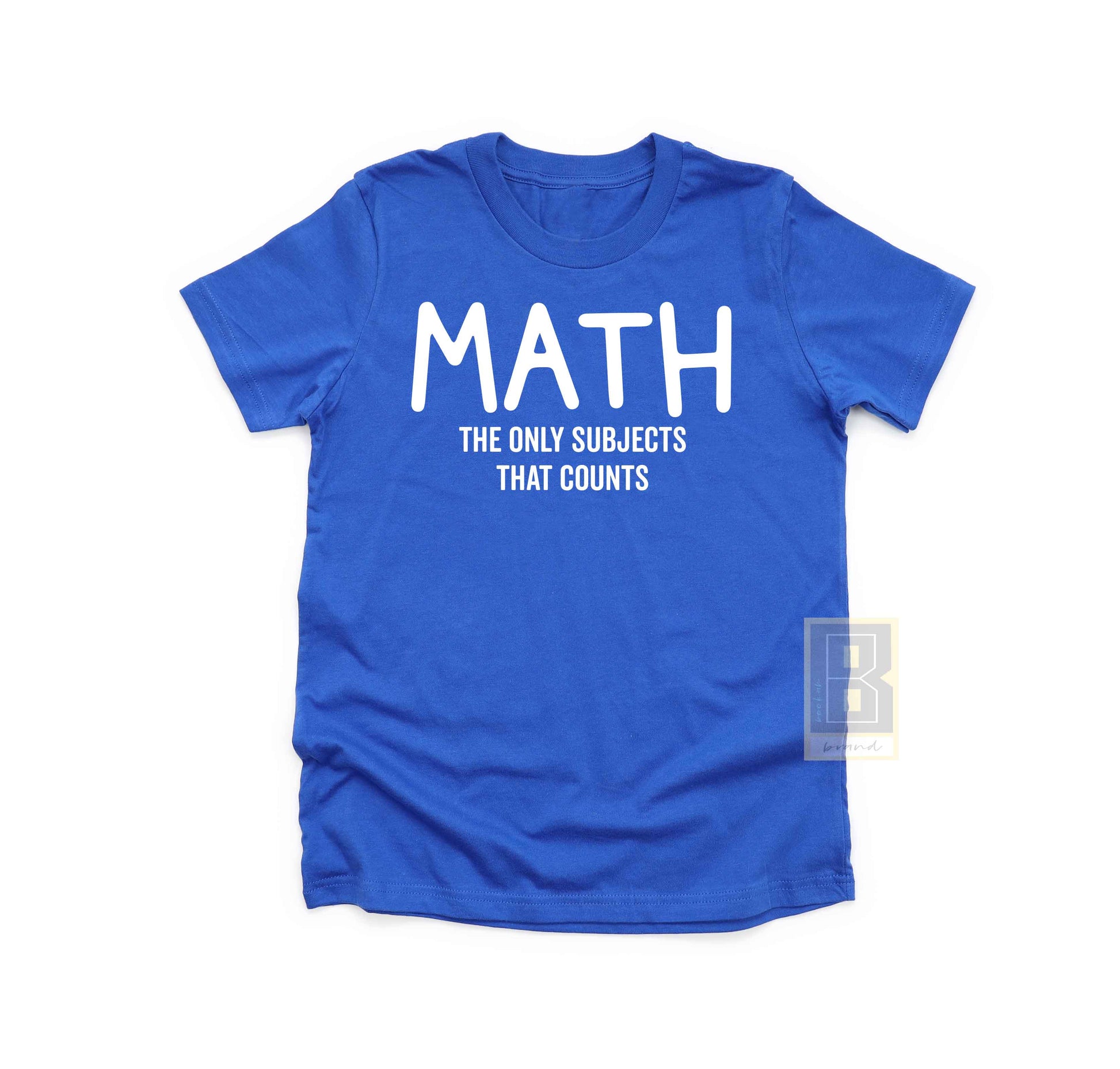 Math teacher shirt blue