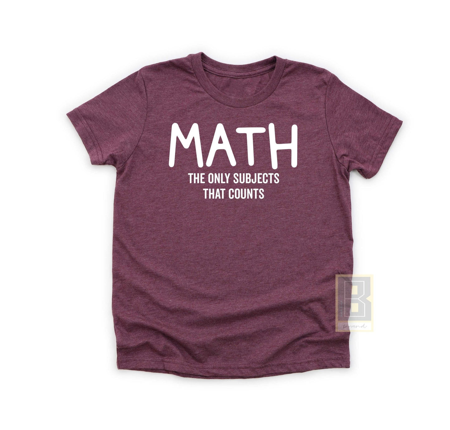 Math the only subject that counts Unsex T-Shirt - BookahShirts