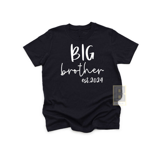 New Big Brother Shirt - Big Brother T-Shirt - BookahShirts