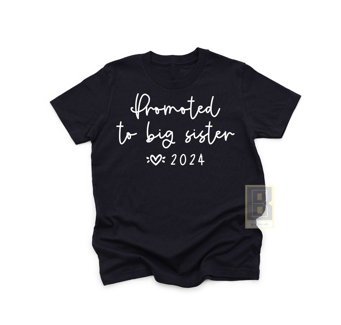 Promoted To Big Sister with Heart 2024 - BookahShirts